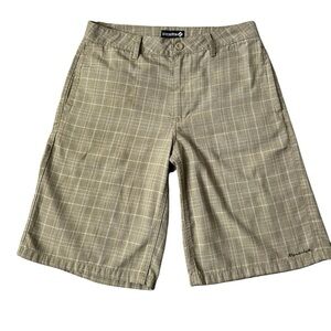 Transnine men’s flat front beige/brown shorts size 31